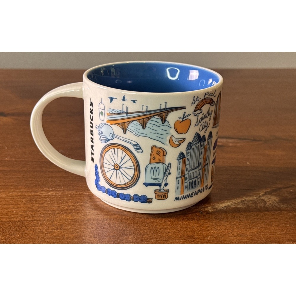 NEW Starbucks TWIN CITIES Minnesota Been There Series BTS 14oz Coffee Mug No Box